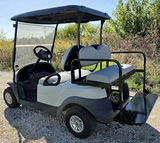 Club Car Precedent 48v Electric Golf Cart 4 Seater With Windshield & Flipseat - 2023