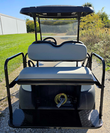 Club Car Precedent 48v Electric Golf Cart 4 Seater With Windshield & Flipseat - 2023