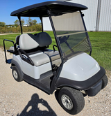 Club Car Precedent 48v Electric Golf Cart 4 Seater With Windshield & Flipseat - 2023