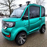 LE Coco Coupe Electric Crazy Green Mini Car 60v 4 Seater Golf Cart LSV Car