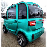 LE Coco Coupe Electric Crazy Green Mini Car 60v 4 Seater Golf Cart LSV Car