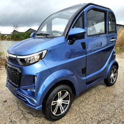 Electric 2 Door Coco Joker 60v Electric Golf Cart LSV With AC/HEAT - Blue