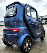 Electric 2 Door Coco Joker 60v Electric Golf Cart LSV With AC/HEAT - Blue