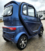 Electric 2 Door Coco Joker 60v Electric Golf Cart LSV With AC/HEAT - Blue