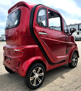 Electric 2 Door Coco Joker 60v Electric Golf Cart LSV With AC/HEAT - Blue