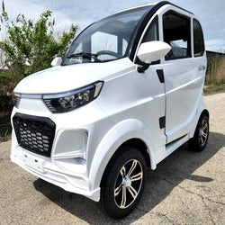 Electric 2 Door Coco Joker 60v Electric Golf Cart LSV With AC/HEAT - White