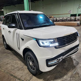 Electric 4 Door Coco Techno 60v Scratch n Dent Electric Golf Cart LSV With Rear Trunk - White