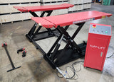 GSI - Electric Car Scissor Lift Mid Rise 8,000 LBS Capacity 110v Auto Lift Height 39.5"