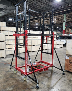 GSI - Electric Scaffolding Lift 12.5 Foot Reach Height Scissor Lift - 1100 LB. Lift Capacity