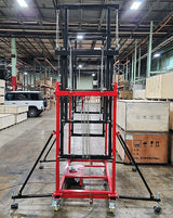 GSI - Electric Scaffolding Lift 12.5 Foot Reach Height Scissor Lift - 1100 LB. Lift Capacity