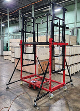 GSI - Electric Scaffolding Lift 12.5 Foot Reach Height Scissor Lift - 1100 LB. Lift Capacity