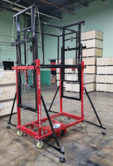 GSI - Electric Scaffolding Lift 12.5 Foot Reach Height Scissor Lift - 1100 LB. Lift Capacity