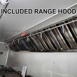 18' Food Concession Trailer Fully Loaded With Every Option - Black