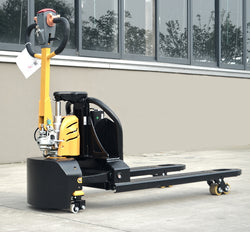 GSL-Fully Electric Powered Pallet Jack - 1.5T Lithium Ion Motorized 3,300 lb. Capacity Pallet Truck Stacker - EPT-15C
