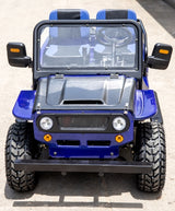 Mini Safari Jeep Mini Gas Golf Cart With 125cc Motor Lifted & Loaded - Jeep GR-2