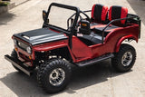Mini Safari Jeep Mini Gas Golf Cart With 125cc Motor Lifted & Loaded - Jeep GR-2