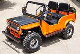 Mini Safari Jeep Mini Gas Golf Cart With 125cc Motor Lifted & Loaded - Jeep GR-2