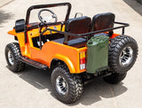 Mini Safari Jeep Mini Gas Golf Cart With 125cc Motor Lifted & Loaded - Jeep GR-2