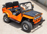 Mini Safari Jeep Mini Gas Golf Cart With 125cc Motor Lifted & Loaded - Jeep GR-2