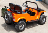 Mini Safari Jeep Mini Gas Golf Cart With 125cc Motor Lifted & Loaded - Jeep GR-2