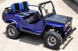 Mini Safari Jeep Mini Gas Golf Cart With 125cc Motor Lifted & Loaded - Jeep GR-2