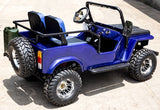 Mini Safari Jeep Mini Gas Golf Cart With 125cc Motor Lifted & Loaded - Jeep GR-2