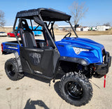 GSI - 800cc UTV 2 Seater Golf Cart 4x4 Utility Vehicle EFI W/Dump - JungleCross 800 ST-2 - Blue