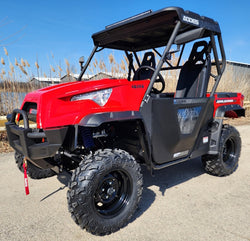 GSI - 800cc UTV 2 Seater Golf Cart 4x4 Utility Vehicle EFI W/Dump - JungleCross 800 ST-2 - Red