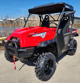 GSI - 800cc UTV 2 Seater Golf Cart 4x4 Utility Vehicle EFI W/Dump - JungleCross 800 ST-2 - Red