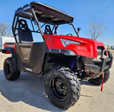 GSI - 800cc UTV 2 Seater Golf Cart 4x4 Utility Vehicle EFI W/Dump - JungleCross 800 ST-2 - Red