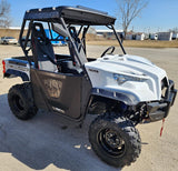GSI - 800cc UTV 2 Seater Golf Cart 4x4 Utility Vehicle EFI W/Dump - JungleCross 800 ST-2 - White