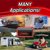 Banshee 36 Volt 100Ah Lithium Battery for Marine, Golf Cart, Solar, RV, Power with Charger