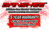 Banshee 36 Volt 100Ah Lithium Battery for Marine, Golf Cart, Solar, RV, Power with Charger