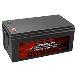 Banshee 36 Volt 100Ah Lithium Battery for Marine, Golf Cart, Solar, RV, Power with Charger