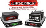 Banshee 36 Volt 100Ah Lithium Battery for Marine, Golf Cart, Solar, RV, Power with Charger