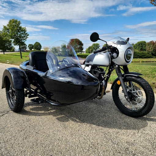 250cc Cafe Racer Road Cat Motorcycle With Sidecar - Fuel Injected
