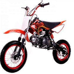 Coolster 125cc Dirt Bike Manual Clutch Mid Size Dirt Bike - QG-214