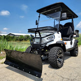 Renegade Plus 2.0 Four Seater 48v Electric Golf Cart NEW W/PLOW - White