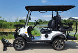 Renegade Plus 2.0 Four Seater 48v Electric Golf Cart NEW W/PLOW - White