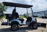 Renegade Plus 2.0 Four Seater 48v Electric Golf Cart NEW W/PLOW - White