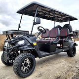 6 Seater Limo Renegade Electric Golf Cart Family Fun 48v 5000 Watt High Power Golf Cart