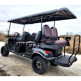 6 Seater Limo Renegade Electric Golf Cart Family Fun 48v 5000 Watt High Power Golf Cart