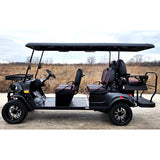 6 Seater Limo Renegade Electric Golf Cart Family Fun 48v 5000 Watt High Power Golf Cart