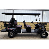 6 Seater Limo Renegade Electric Golf Cart Family Fun 48v 5000 Watt High Power Golf Cart