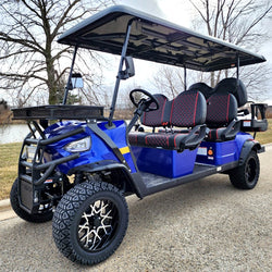 GSI - Renegade Limo - 6 Seater Limo Renegade Electric Golf Cart Family Fun 48v 5000 Watt High Power Golf Cart