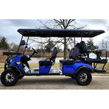 6 Seater Limo Renegade Electric Golf Cart Family Fun 48v 5000 Watt High Power Golf Cart