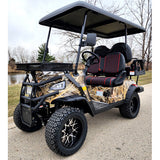 48V Electric Golf Cart 4 Seater Lifted Renegade Edition Utility Golf UTV Compare To Coleman Kandi 4p - Camo