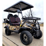 48V Electric Golf Cart 4 Seater Lifted Renegade Edition Utility Golf UTV Compare To Coleman Kandi 4p - Camo