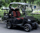 48V Electric Golf Cart 4 Seater Renegade Light Edition Utility Golf UTV - LIGHT EDITION - RED