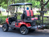 48V Electric Golf Cart 4 Seater Renegade Light Edition Utility Golf UTV - LIGHT EDITION - RED